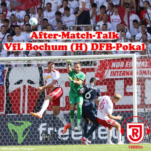 Der After-Match-Talk und die Turmfunk-Highlights zum DFB-Pokal-Spiel SSV Jahn Regensburg – VfL Bochum (1:0) in der Saison 2024/2025.